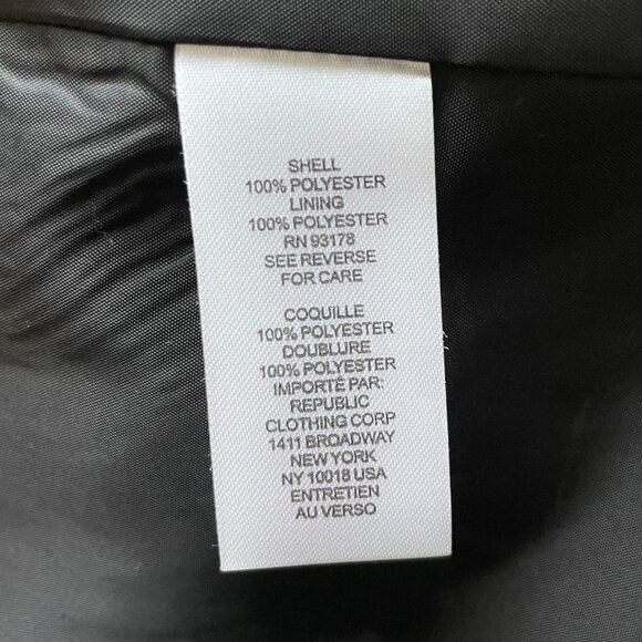 T Tahari Oversized Ruched Sleeve Blazer Black XL - Picture 4 of 6